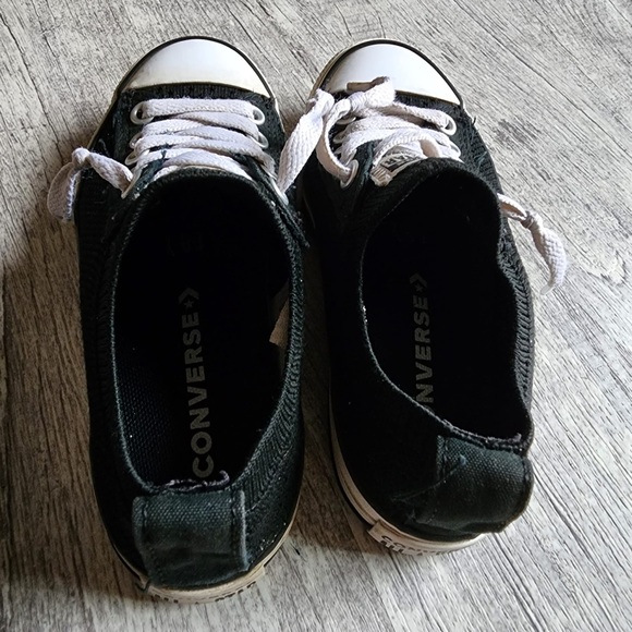 Converse All Star Shoreline Unisex Kids SZ 11 Black Sneakers - Picture 8 of 13